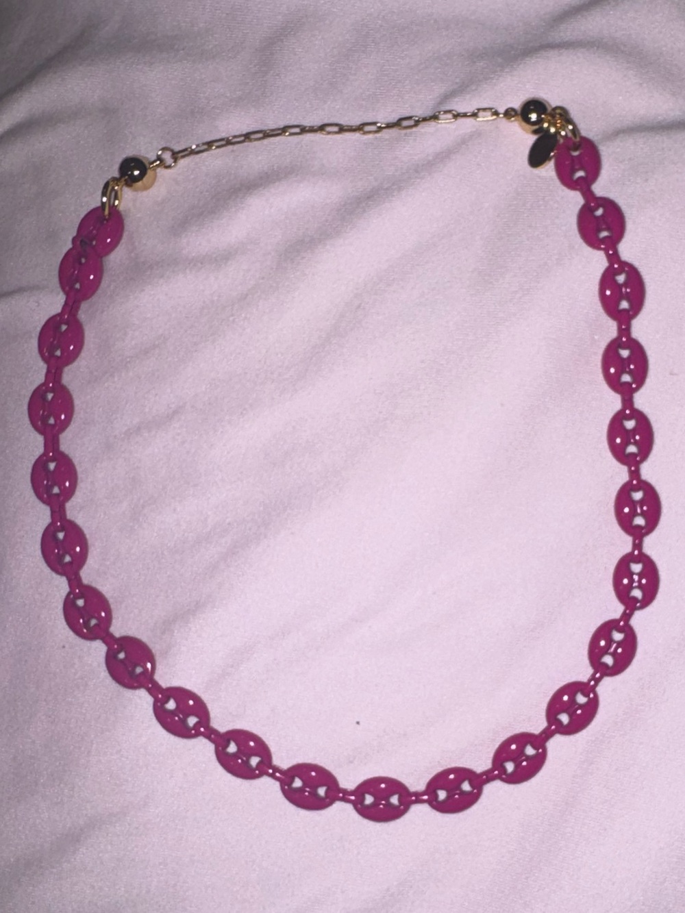 By Alexa Rae BAR Melania Clara Alaia Necklace Magenta/Orchid